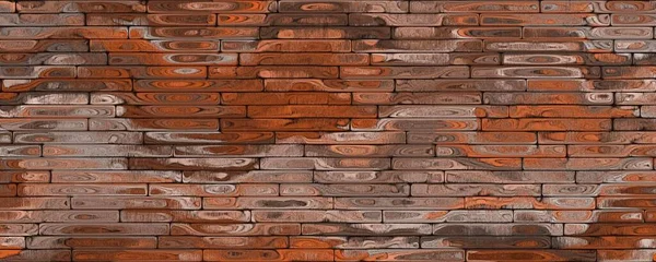 Кирпичная Стена Иллюстрации Изображение Которое Используется Создания Фона Стены Установить — стоковое фото
