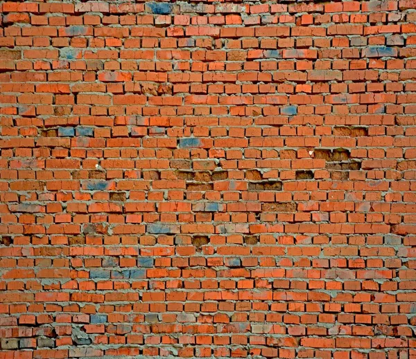 Ziegelwand Bild Das Verwendet Wird Einen Wandhintergrund Erstellen Oder Eine — Stockfoto