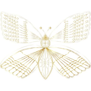 Güzel Kelebek etiketi ve resimli.