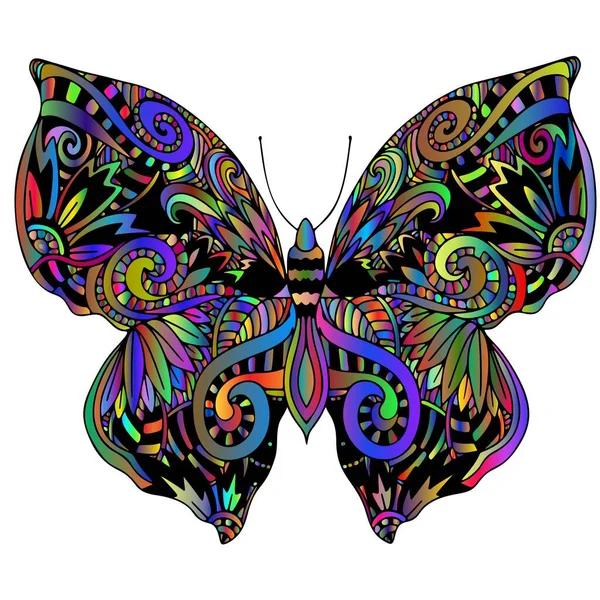 Güzel Kelebek etiketi ve resimli.