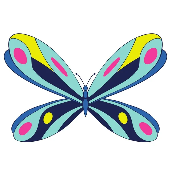 beautiful Butterfly sticker with illustration images.