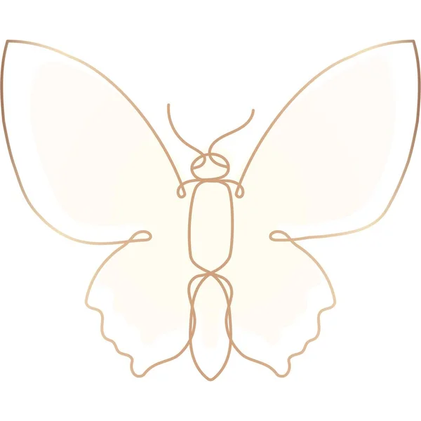 Gyönyörű Pillangó Matrica Illusztrációs Képek — Stock Fotó