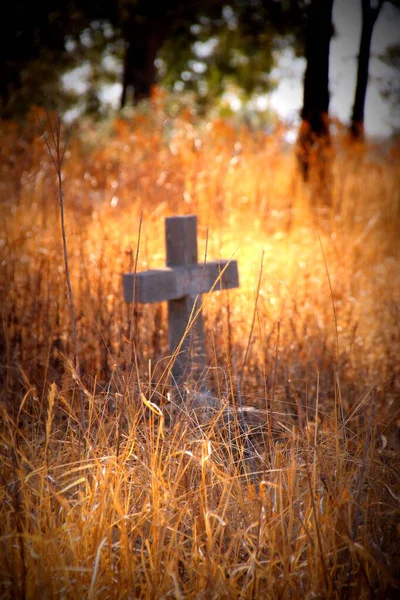 Graves Seen Old Rietfontein Hospital Johannesburg — Stock Photo, Image
