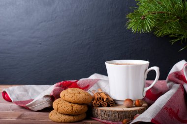 christmas cookies dark style