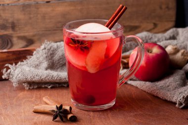 hot spicy winter beverage