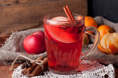 hot spicy winter beverage