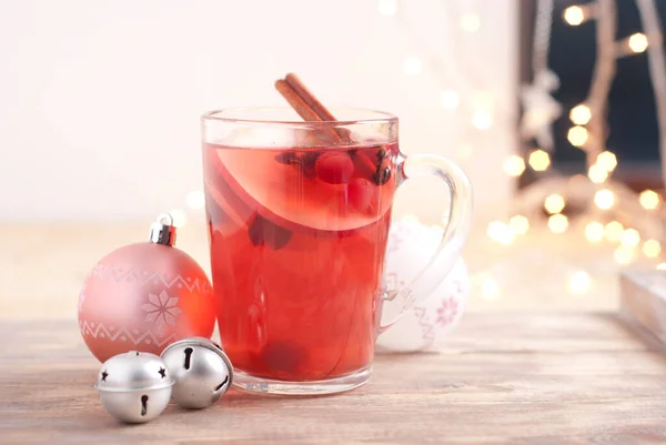 Hot Spicy Winter Beverage — Stock Photo, Image