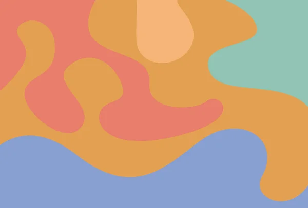 Illustration Vector graphic of colorful abstract art creations fit for minimalist aesthetic design etc.