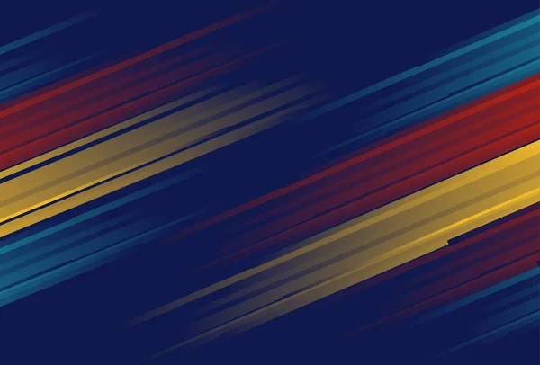 Illustration Vector graphic of stripe diagonal lines light on dark blue fit for Modern Background etc.