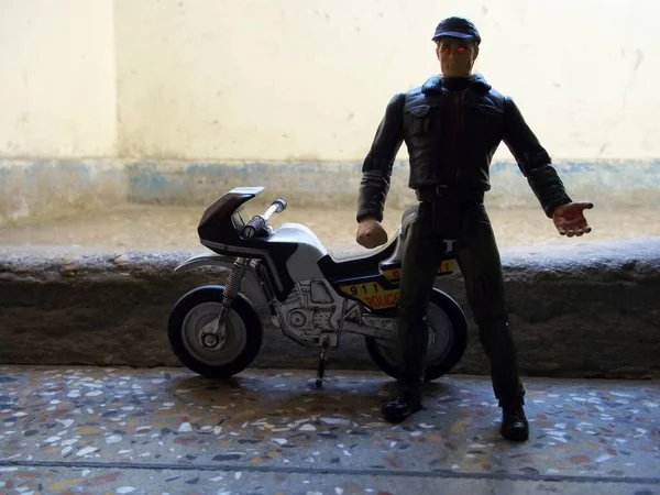Man with Bike, Toy Picture