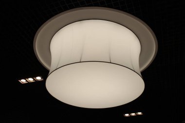 decorative light on the ceiling