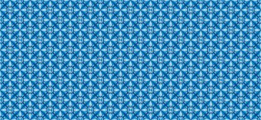 Diamond Stars Ornament Light Blue Pattern