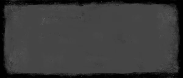 Grunge Soyut Arkaplan Orta Gri Renkli Siyah Çamur Çerçeveli Siyah — Stok fotoğraf