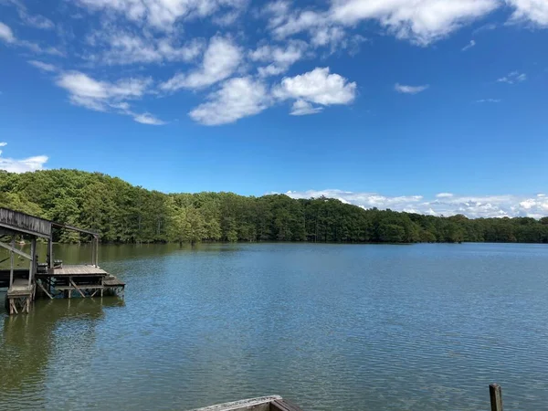 a perfect summer day at the lake