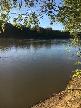 A picturesque view of an Arkansas river.