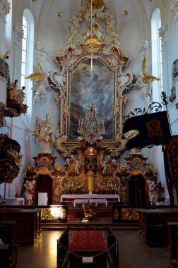 The altar of the Sazava monastery (Czech Republic)