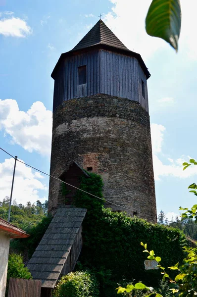 Tower Castle Pirkstejn Europe Czech Republic — Stock Fotó