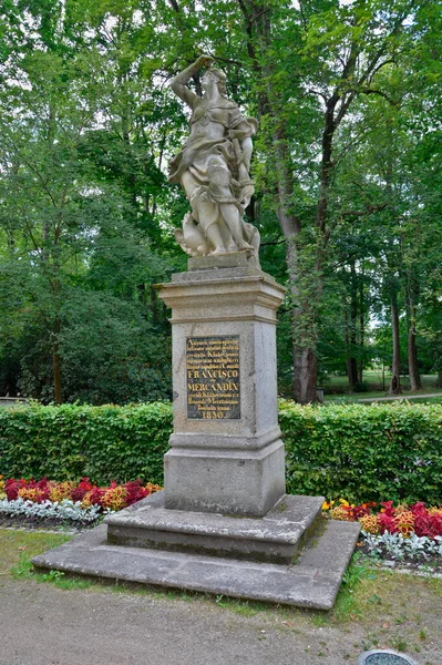 Statue Aurora Dawn Mercandins Gardens Klatovy Czech Republic — Stockfoto