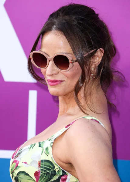 American actress Andrea Savage arrives at the Los Angeles Premiere Of Netflix's 'Look Both Ways' held at the Netflix Tudum Theater on August 16, 2022 in Hollywood, Los Angeles, California, United States. 
