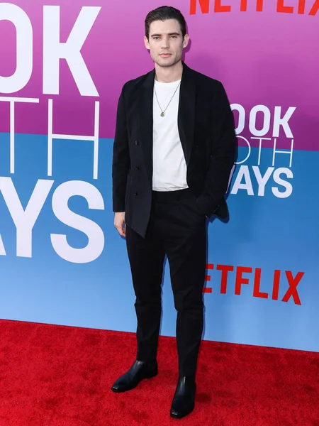 American actor David Corenswet arrives at the Los Angeles Premiere Of Netflix's 'Look Both Ways' held at the Netflix Tudum Theater on August 16, 2022 in Hollywood, Los Angeles, California, United States. 