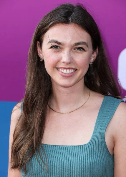Samantha Dockser arrives at the Los Angeles Premiere Of Netflix's 'Look Both Ways' held at the Netflix Tudum Theater on August 16, 2022 in Hollywood, Los Angeles, California, United States. 