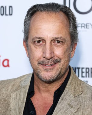 Dominican actor Alfonso Diluca arrives at the Eugenia Kuzmina And Playboy Launch Reception held at The Godfrey Hotel Hollywood on August 18, 2022 in Hollywood, Los Angeles, California, United States. 