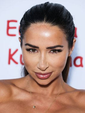 British YouTuber Natasha Grano Graziano arrives at the Eugenia Kuzmina And Playboy Launch Reception held at The Godfrey Hotel Hollywood on August 18, 2022 in Hollywood, Los Angeles, California, United States. 