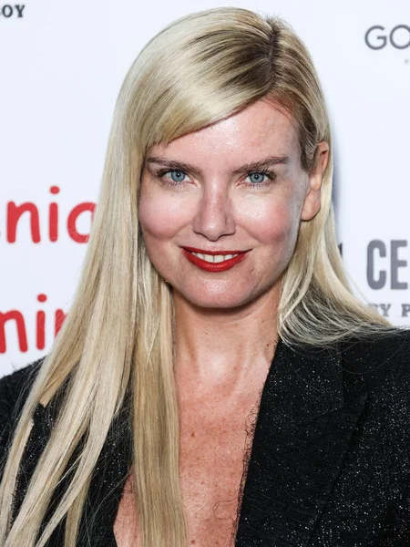 Russian-American actress Eugenia Kuzmina arrives at the Eugenia Kuzmina And Playboy Launch Reception held at The Godfrey Hotel Hollywood on August 18, 2022 in Hollywood, Los Angeles, California, United States. 