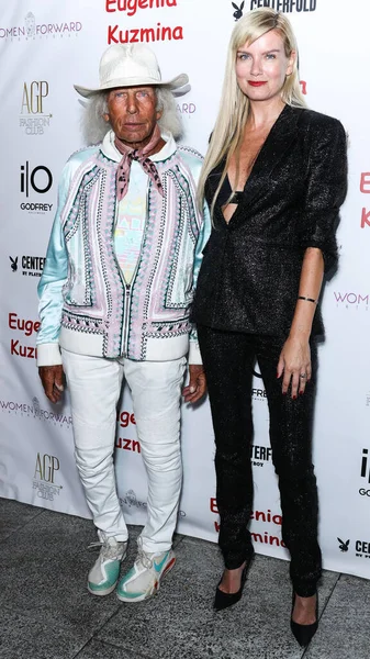 American Businessman James Goldstein Russian American Actress Eugenia Kuzmina Arrive — Photo