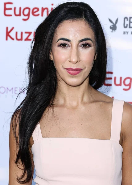 Frankie Jordan arrives at the Eugenia Kuzmina And Playboy Launch Reception held at The Godfrey Hotel Hollywood on August 18, 2022 in Hollywood, Los Angeles, California, United States. 