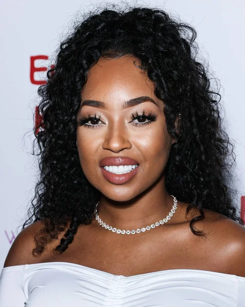 Nina Galy arrives at the Eugenia Kuzmina And Playboy Launch Reception held at The Godfrey Hotel Hollywood on August 18, 2022 in Hollywood, Los Angeles, California, United States.