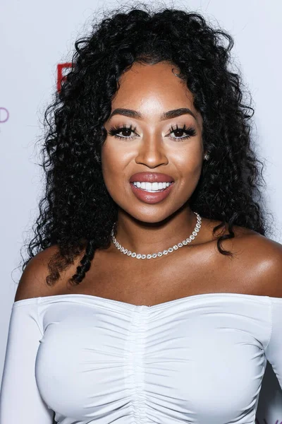 Nina Galy arrives at the Eugenia Kuzmina And Playboy Launch Reception held at The Godfrey Hotel Hollywood on August 18, 2022 in Hollywood, Los Angeles, California, United States. 