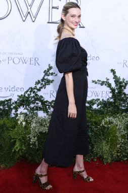 American actress Allegra Edwards arrives at the Los Angeles Premiere Of Amazon Prime Video's 'The Lord Of The Rings: The Rings Of Power' Season 1 held at The Culver Studios on August 15, 2022 in Culver City, Los Angeles