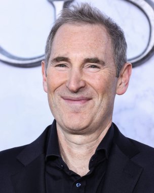 American business executive and Chief Executive Officer (CEO) of Amazon Andy Jassy arrives at the Los Angeles Premiere Of Amazon Prime Video's 'The Lord Of The Rings: The Rings Of Power' Season 1 held at The Culver Studios on August 15, 2022 