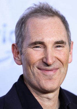 American business executive and Chief Executive Officer (CEO) of Amazon Andy Jassy arrives at the Los Angeles Premiere Of Amazon Prime Video's 'The Lord Of The Rings: The Rings Of Power' Season 1 held at The Culver Studios on August 15, 2022 