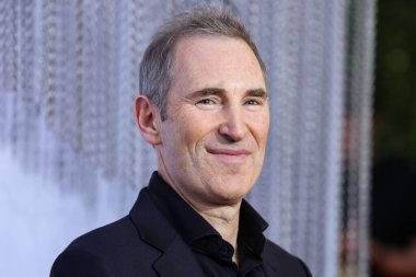 American business executive and Chief Executive Officer (CEO) of Amazon Andy Jassy arrives at the Los Angeles Premiere Of Amazon Prime Video's 'The Lord Of The Rings: The Rings Of Power' Season 1 held at The Culver Studios on August 15, 2022 
