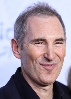 American business executive and Chief Executive Officer (CEO) of Amazon Andy Jassy arrives at the Los Angeles Premiere Of Amazon Prime Video's 'The Lord Of The Rings: The Rings Of Power' Season 1 held at The Culver Studios on August 15, 2022 