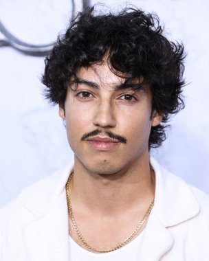 Austin Martinez arrives at the Los Angeles Premiere Of Amazon Prime Video's 'The Lord Of The Rings: The Rings Of Power' Season 1 held at The Culver Studios on August 15, 2022 in Culver City, Los Angeles, California, United States. 