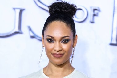 English-American actress Cynthia Addai-Robinson arrives at the Los Angeles Premiere Of Amazon Prime Video's 'The Lord Of The Rings: The Rings Of Power' Season 1 held at The Culver Studios on August 15, 2022 in Culver City, Los Angeles, California