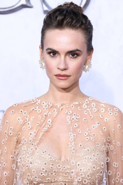 American actress Ema Horvath wearing a Monique Lhuillier dress arrives at the Los Angeles Premiere Of Amazon Prime Video's 'The Lord Of The Rings: The Rings Of Power' Season 1 held at The Culver Studios on August 15, 2022 in Culver City, Los Angeles