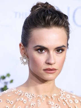 American actress Ema Horvath wearing a Monique Lhuillier dress arrives at the Los Angeles Premiere Of Amazon Prime Video's 'The Lord Of The Rings: The Rings Of Power' Season 1 held at The Culver Studios on August 15, 2022 in Culver City, Los Angeles