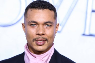 Puerto Rican actor Ismael Cruz Cordova arrives at the Los Angeles Premiere Of Amazon Prime Video's 'The Lord Of The Rings: The Rings Of Power' Season 1 held at The Culver Studios on August 15, 2022 in Culver City, Los Angeles, California, USA