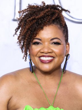 Latasha Gillespie arrives at the Los Angeles Premiere Of Amazon Prime Video's 'The Lord Of The Rings: The Rings Of Power' Season 1 held at The Culver Studios on August 15, 2022 in Culver City, Los Angeles, California, United States.