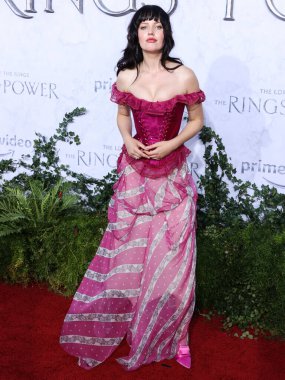 Australian actress Markella Kavenagh arrives at the Los Angeles Premiere Of Amazon Prime Video's 'The Lord Of The Rings: The Rings Of Power' Season 1 held at The Culver Studios on August 15, 2022 in Culver City, Los Angeles, California, United States