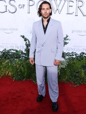 English actor Maxim Baldry arrives at the Los Angeles Premiere Of Amazon Prime Video's 'The Lord Of The Rings: The Rings Of Power' Season 1 held at The Culver Studios on August 15, 2022 in Culver City, Los Angeles, California, United States. 