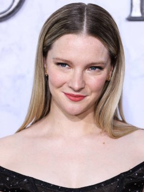 Welsh actress Morfydd Clark arrives at the Los Angeles Premiere Of Amazon Prime Video's 'The Lord Of The Rings: The Rings Of Power' Season 1 held at The Culver Studios on August 15, 2022 in Culver City, Los Angeles, California, United States. 
