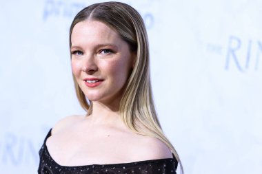 Welsh actress Morfydd Clark arrives at the Los Angeles Premiere Of Amazon Prime Video's 'The Lord Of The Rings: The Rings Of Power' Season 1 held at The Culver Studios on August 15, 2022 in Culver City, Los Angeles, California, United States. 