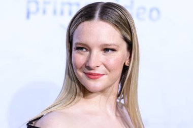 Welsh actress Morfydd Clark arrives at the Los Angeles Premiere Of Amazon Prime Video's 'The Lord Of The Rings: The Rings Of Power' Season 1 held at The Culver Studios on August 15, 2022 in Culver City, Los Angeles, California, United States. 