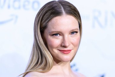 Welsh actress Morfydd Clark arrives at the Los Angeles Premiere Of Amazon Prime Video's 'The Lord Of The Rings: The Rings Of Power' Season 1 held at The Culver Studios on August 15, 2022 in Culver City, Los Angeles, California, United States.