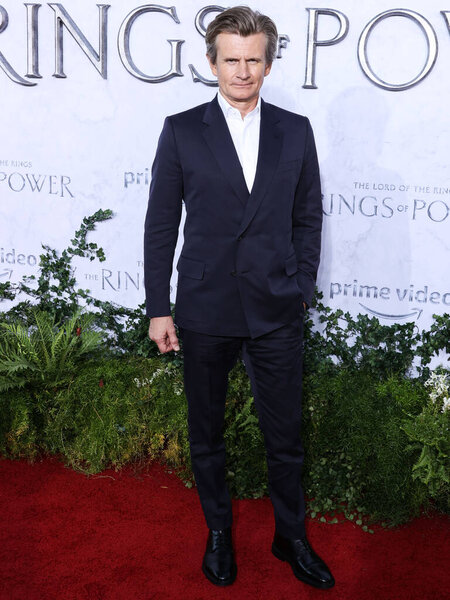 Charles Edwards arrives at the Los Angeles Premiere Of Amazon Prime Video's 'The Lord Of The Rings: The Rings Of Power' Season 1 held at The Culver Studios on August 15, 2022 in Culver City, Los Angeles, California, United States. 